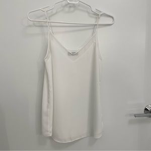 Aritzia Babaton White Galen Camisole Tank